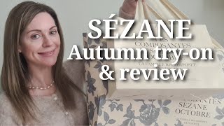 My most FAVOURITE Sezane haul ever 😍 Sezane autumn 2024 tryon haul and review [upl. by Meilen]