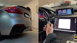 AVDI ABRITES Key Programming BMW F16 2017 BDC module All Keys Lost Fully by OBDII [upl. by Ardnossac]