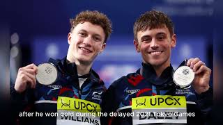 Olympics 2024 Tom Daley and Noah Williams Win Silver in 10m Synchro Diving Final in Paris [upl. by Hana684]