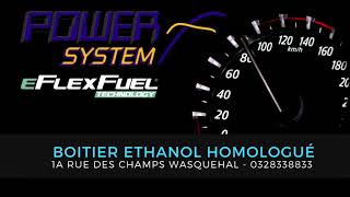 EFLEXFUEL Boîtier Éthanol Eflexblue par POWER SYSTEM [upl. by Eras256]