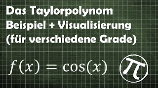 Visualisierung Taylorpolynom cos [upl. by Lirba418]