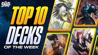 TOP 10 BEST DECKS IN MARVEL SNAP  Weekly Marvel Snap Meta Report 103 [upl. by Ahsiel]