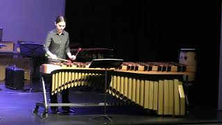 Keina Rollinson Marimba Concerto mvt 3 Creston [upl. by Ahsla405]