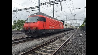 Führerstandsmitfahrt SBB InterCity Bern  Spiez [upl. by Ihdin526]