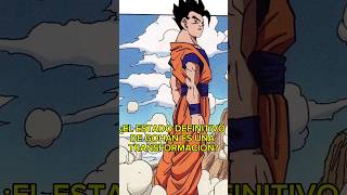 ¿EL ESTADO DEFINITIVO DE GOHAN ES UNA TRANSFORMACIONanime goku gohan ultimate fighting [upl. by Noemys]