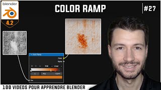 27  LE NODE COLOR RAMP  Apprendre Blender en 100 vidéos TUTO FR [upl. by Ettegirb]