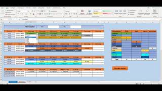 Wochenplan mit Excel [upl. by Anoyk489]