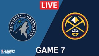 Minnesota Timberwolves vs Denver Nuggets GAME 7 LIVE 2K [upl. by Atined]