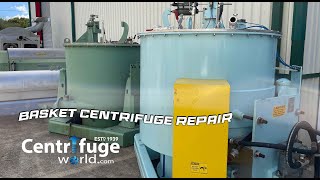 Basket Centrifuge Repair [upl. by Eedrahc]