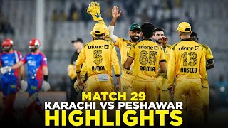 PSL 9  Full Highlights  Karachi Kings vs Peshawar Zalmi  Match 29  M2A1A [upl. by Rhys]