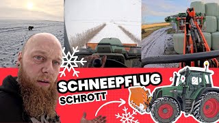 FarmVLOG930  Aufeinmal will der Schneepflug nicht mehr [upl. by Hcirteid]