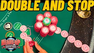 The Ultimate Beginners Luck Session  PRESS For SUCCESS Heads Up Holdem Poker [upl. by Pasol]