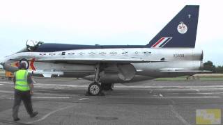 Cranfield Lightning  T5  XS458 1st Thunder Run 6 August 2011 [upl. by Maximo863]