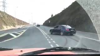 Türkiye Bmw M5 e60 Drift  Kazadan Kıl payı Kurtuluş [upl. by Anialeh]