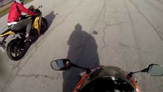 CBR1000RR 07 Repsol vs CBR1000RR 08  slight mods [upl. by Enitsua]