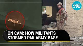 Pak Soldiers Run For Life As Jihadists Storm Army Base In Dera Ismail Khan  Watch [upl. by Grania]