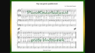 Op een grote paddestoel  piano vierhandig [upl. by Franzen524]