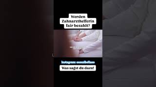 Zahnarzthelferin ZMA Folge mir auf Instagram für mehr [upl. by Tammany]