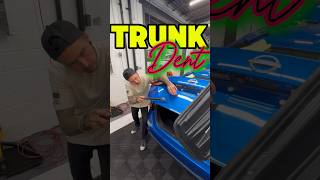 Pdr tutorial  how to fix a dent autobodyrepair paintlessdentrepair cardentrepair [upl. by Edison]