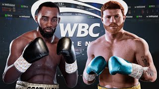 Terence Crawford vs Canelo Alvarez  Undisputed Boxing Game Early Access ESBC [upl. by Ailegnave]