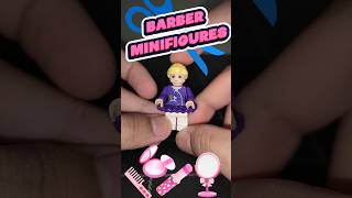 Build Lego Minifigures City Barber Fake lego legocity toys [upl. by Miltie]