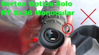 ✅ How To Use Vortex Optics Solo RT 8x36 Monocular Review [upl. by February]