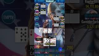 Texas Holdem Poker Gameplay Without Spending a Dime [upl. by Dnomaid]