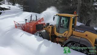 15m Schnee auf 1700m OVERAASEN UTV 400 amp VOLVO L120H [upl. by Natale729]