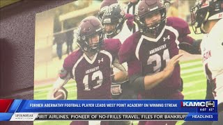 Former Abernathy football quarterback leading Army football to an undefeated season [upl. by Hulbard]