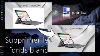 Comment supprimer le fond dune image avec PaintNET  3mpa [upl. by Sarajane]