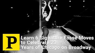 Learn 6 Signature Fosse Moves to Celebrate 23 Years of Chicago on Broadway [upl. by Tonye]