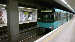 Stadtbahn Frankfurt Main  der Tunnel HD [upl. by Ytsirhc]