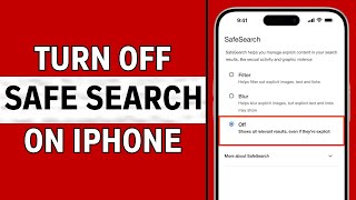 How to Turn OFF Safe Search on iPhone LATEST GUIDE [upl. by Ransom]