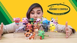 Crayola x Kidrobot Critter Blind Boxes [upl. by Nesbitt]