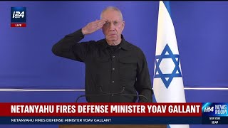 Yoav Gallant speaks out on his dismissal as Israeli defense minister [upl. by Atiuqet312]