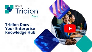 Tridion Docs – Your Enterprise Knowledge Hub [upl. by Bibi]