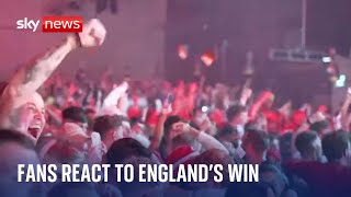 Euphoric fans react to Englands dramatic lastminute Euros win [upl. by Andriette]