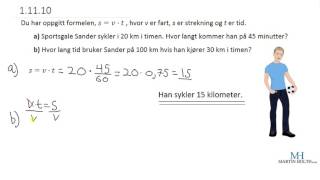 Matematikk 1P  Prøveoppgaver  Formler  11110 [upl. by Giliane682]