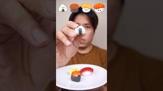 EATING DIY GUMMY SUSHI asmr mukbang [upl. by Attej]