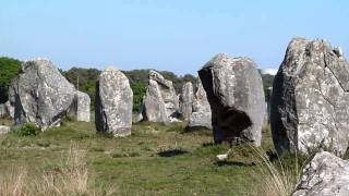 Carnac stones Brittany France  Carnac Alignments Megalithic Standing Stones [upl. by Teyut]