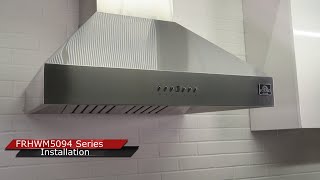 FORNO FRHWM509430 FRHWM509436 FRHWM509448 FRHWM509460  Range Hood Installation Instructions [upl. by Airtap]