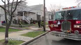 Structure Fire 609611 11th Ave Belmar NJ 2Alarm Fire [upl. by Ogdan]