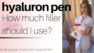 How much lip filler should I use  Hyaluron Pen [upl. by Fuller]