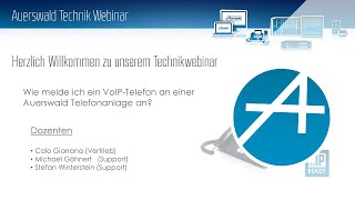 Onlineseminar COMfortel IPTelefone – Vorstellung und Registrierung an einer Telefonanlage [upl. by Nikita821]