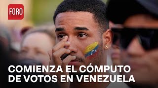 Elecciones Venezuela 2024 Inicia el cómputo tras el cierre de casillas en Venezuela  Las Noticias [upl. by Enomed294]