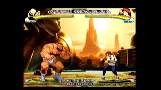 Capcom vs SNK HondaZangief Playthrough using the Dreamcast Xploder D Dreamcast Sega CheatCodes [upl. by Lihcox]