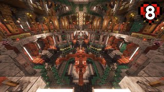 Building a Giant Weaponsmith Trading Hall in Hardcore Minecraft 8 [upl. by Dannon476]