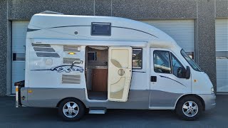 Hymer Exsis  Worlds Smallest Fiat Ducato Fiberglass Camper Van   Walktrough [upl. by Aihcats]