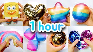 Plaster Clay Cracking ASMR 1hour Compilation [upl. by Delainey]