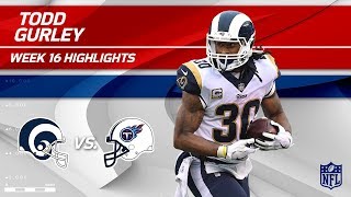 Todd Gurley Highlights  Rams vs Titans  NFL Wk 16 Player Highlights [upl. by Sivolc]